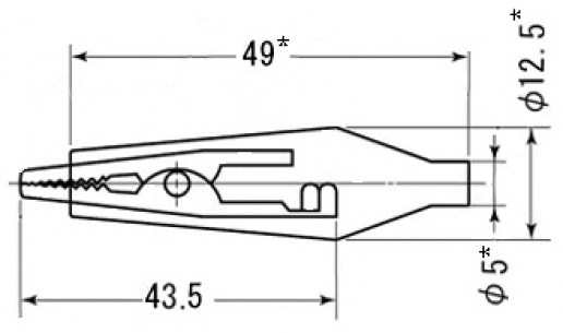 8-0027 red зажимы, крокодилы RUICHI даташит схема