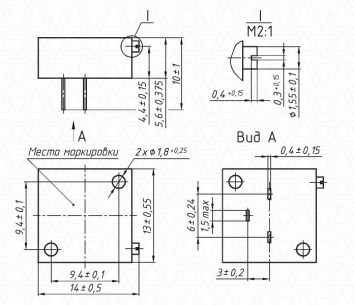 СП3-39А 470 кОм подстроечный резистор  даташит схема