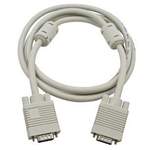 VGA CABLE (2xFerrites) 1.8m компьютерные шнуры