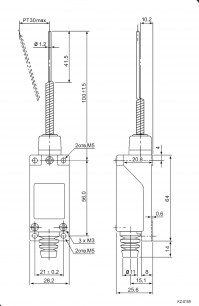 KZ-8169 (TZ-8169) Al+Zinc выключатель путевой RUICHI даташит схема