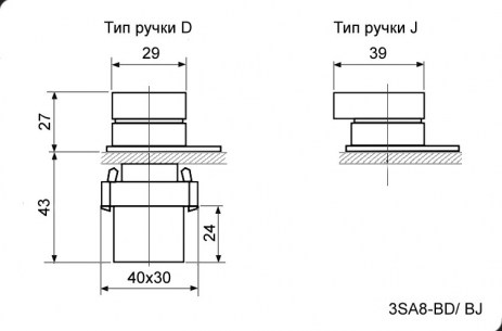 3SA8-BD21 переключатель поворотный RUICHI даташит схема