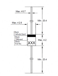 1N4731A диод стабилитрон CTK даташит схема