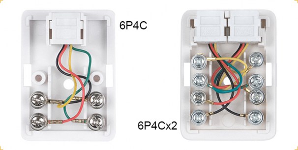 TJC-6P4C mini разъем RUICHI даташит схема