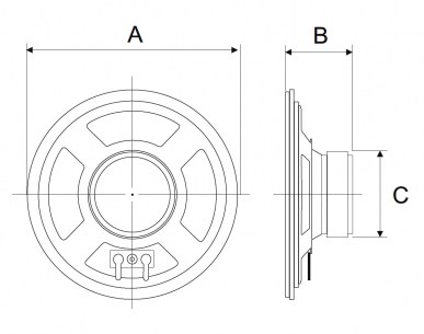 YD103-29 5W 4ohm динамики RUICHI даташит схема