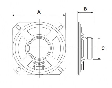 YD103-71 6W 4ohm динамики RUICHI даташит схема