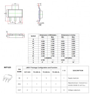 LM317DCYR микросхема питания CJ даташит схема