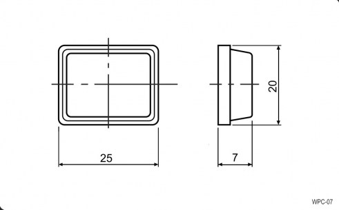 WPC-07 (21X15mm) клавишный переключатель RUICHI даташит схема