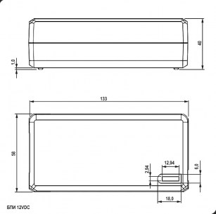 БПИ 12VDC 3.33A 2.1/2.5*5.5 импульсные блоки питания RUICHI даташит схема