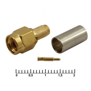 SMA-C58P gold высокочастотные разъемы