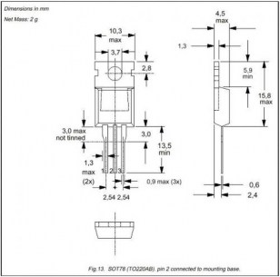 BTA140-800 cимистор (триак) WEIDA даташит схема