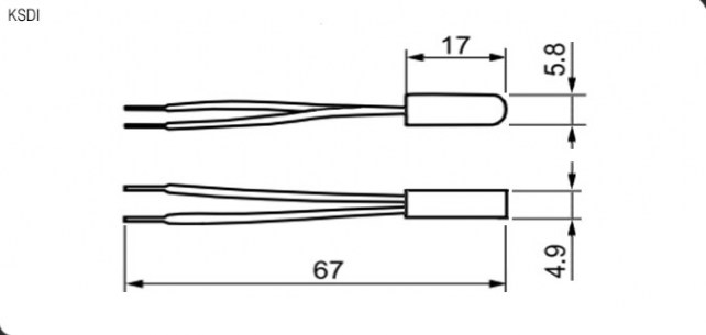 KSDI-65 65*C 5A (B-1009) термостаты RUICHI даташит схема