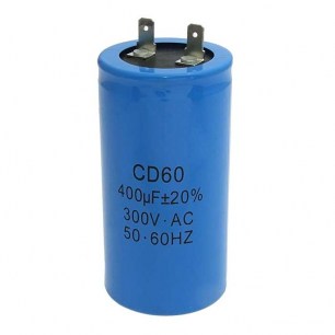 CD60 400uF 300V конденсатор пусковой