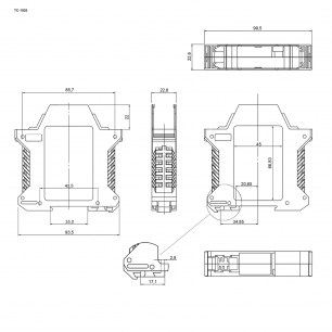 TC-1003 клеммные колодки RUICHI даташит схема