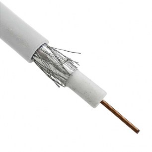 RG-6U white (100m) коаксиальный кабель