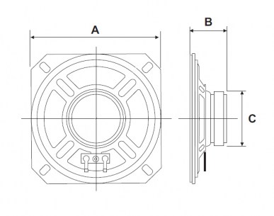 YD103-61AS 6W 8ohm динамики RUICHI даташит схема