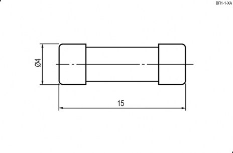 ВП1-1 3.15а (аналог) предохранители RUICHI даташит схема