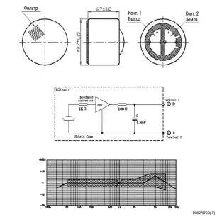 DG09767CD(-P) микрофоны RUICHI даташит схема