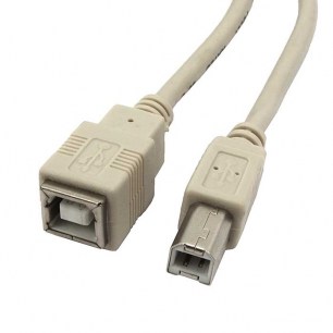 USB-B M USB-B F 1.8m компьютерные шнуры