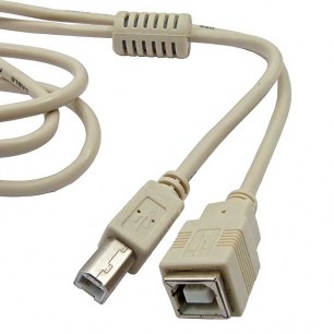 USB-B M USB-B F 1.8m F компьютерные шнуры