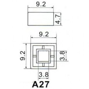 A27 Black колпачок для кнопки RUICHI даташит схема