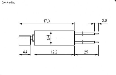 QX- 4A 3.0V вибро электродвигатели dc RUICHI даташит схема