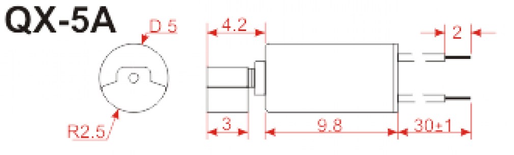 QX- 5A 1.3V вибро электродвигатели dc RUICHI даташит схема
