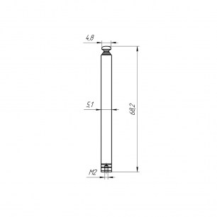 AST-2 D5mm S5 67-230mm антенны телескопические RUICHI даташит схема