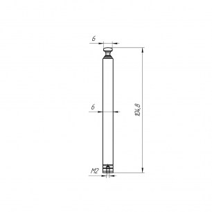 AST-3 D6mm S6 100-480mm антенны телескопические RUICHI даташит схема