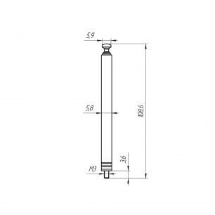 AST-4 D6mm S6 100-480mm антенны телескопические RUICHI даташит схема