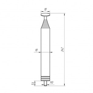 AST-14 D10mm S9 230-1700mm антенны телескопические RUICHI даташит схема