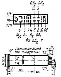 ЛИ428-1 видиконы  даташит схема