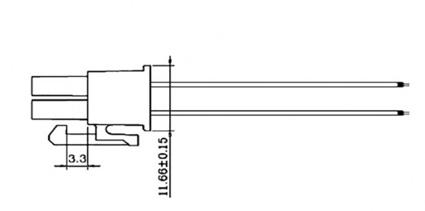 MF-2x1F wire 0,3m AWG20 межплатные кабели питания RUICHI даташит схема