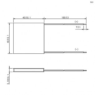 TEC1-12707 (40x40) модуль пельтье RUICHI даташит схема