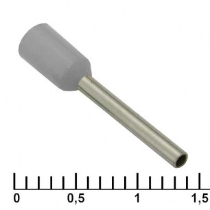 DN00712 gray (1.2x12mm) наконечники на кабель