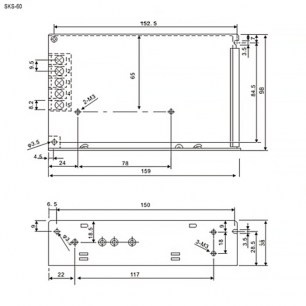 SKS-60 DC/12V импульсные блоки питания RUICHI даташит схема