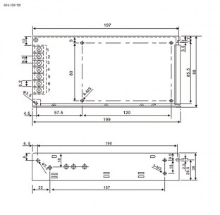 SKS-120 DC/12V импульсные блоки питания RUICHI даташит схема