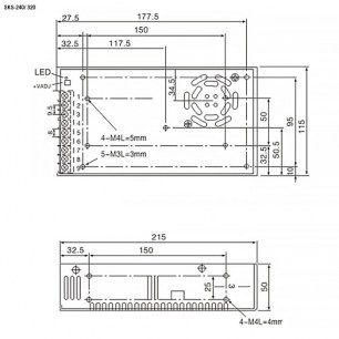 SKS-320 DC/12V импульсные блоки питания RUICHI даташит схема