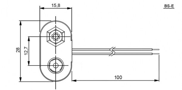 BS-E blue 100 mm батарейный отсек RUICHI даташит схема