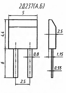 2Д237Б низковольтный диод  даташит схема