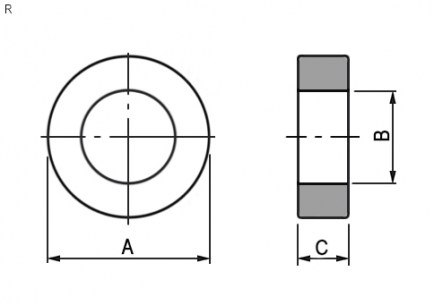 R63x38x25 PC40 ферриты RUICHI даташит схема