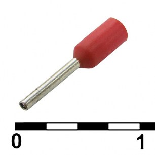 DN00206 red (0.75x6mm) наконечники на кабель