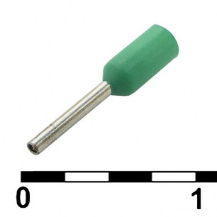 DN00206 green (0.75x6mm) наконечники на кабель