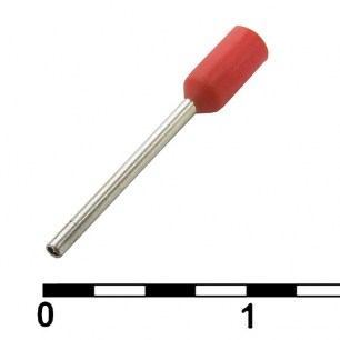 DN00208 red (0.75x8mm) наконечники на кабель