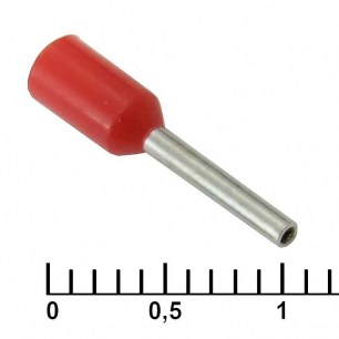 DN00508 red (1x8mm) наконечники на кабель