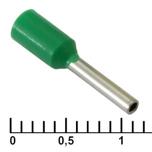 DN00708 green (1.2x8mm) наконечники на кабель