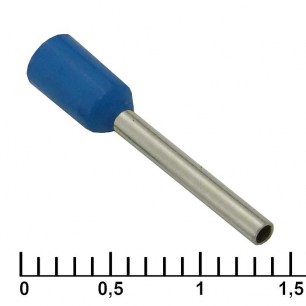 DN00712 blue (1.2x12mm) наконечники на кабель