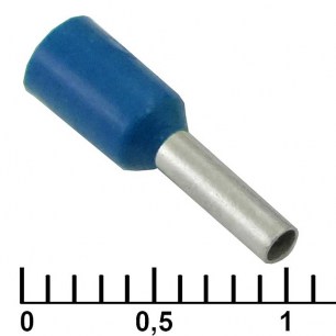 DN01006 blue (1.4x6mm) наконечники на кабель