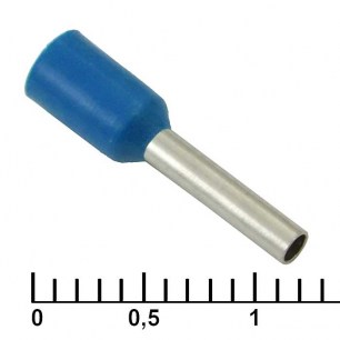 DN01008 blue (1.4x8mm) наконечники на кабель