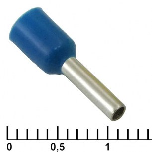 DN01508 blue (1.7x8mm) наконечники на кабель