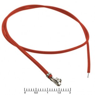 H 2,54 mm AWG26 0,3m red разъемы питания низковольтные